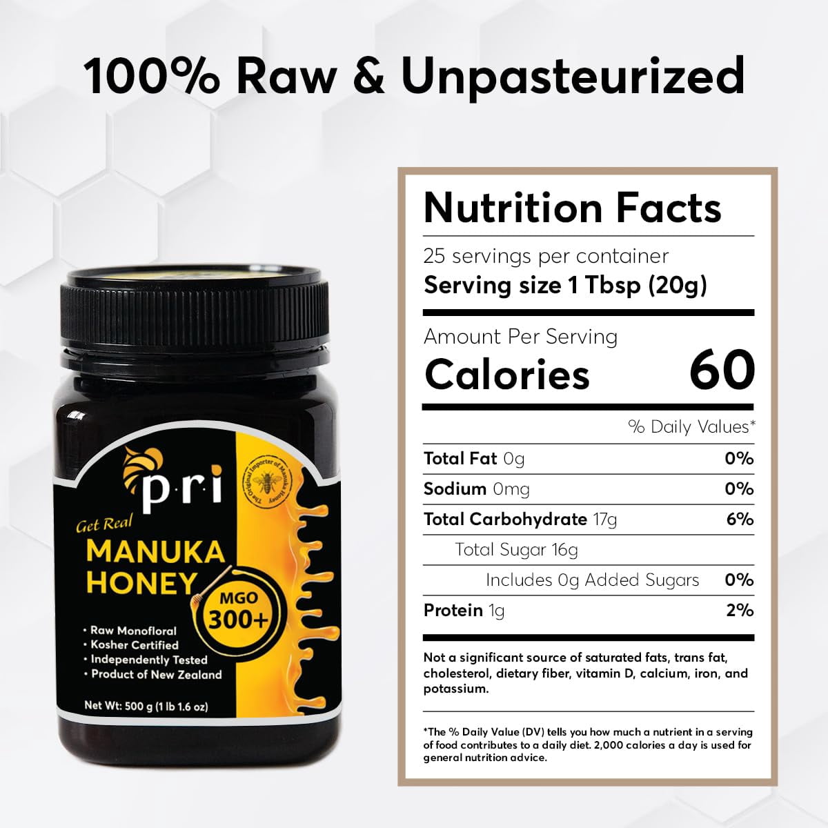 PRI Australian Manuka HoneyI 30+