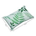 thumbnail image 3 of Cojín Decorativo Home Trends Rectangular Hojas Blanco, 3 of 4