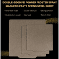 thumbnail image 2 of 3D Printer Parts Double Sided Textured PEI Powder Coated Spring Steel Sheet Build Plate Hot Bed 180/220/235/310/410 Ender 3, 2 of 5