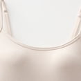 thumbnail image 5 of Women's Shelf Bra Tank Top, Adjustable Spaghetti Strap Cami with Built-In Bra, Soft Padded Layering Camisole for Summer, Beige, 5 of 8