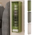 thumbnail image 3 of Transparent Self-adhesive Underwear Organizer - Top Opening, Large Capacity, Wall Mounted Underwear Storage Box, Household Supplies, 3 of 8