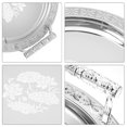 thumbnail image 3 of Round Stainless Steel European Storage Plate Buffet Dessert Plate Fruit Serving Plate, 3 of 3