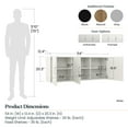 thumbnail image 5 of Systembuild Evolution Lory Framed 54" Wall Cabinet, Dove Gray, 5 of 5