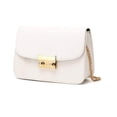 thumbnail image 1 of Estrela Bolso bandolera pequeño, bolso bandolera con cadena, bolso elegante, bolso vintage, correa de cadena, bolso urbano retro blanco, 1 of 6