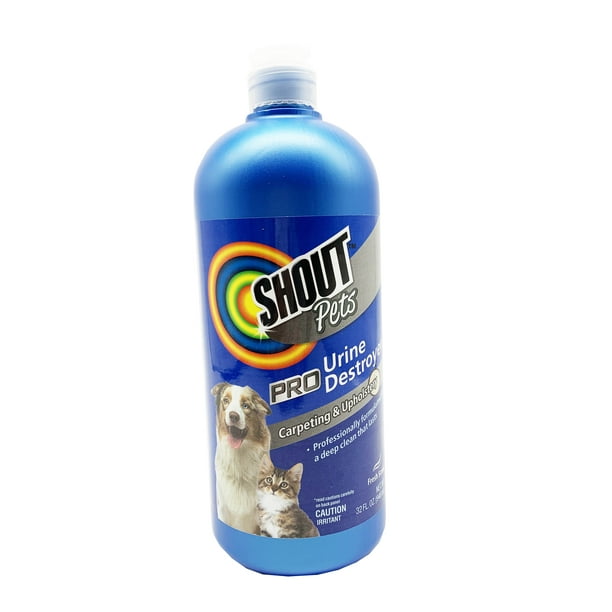 Shout Pro Pet Urine Stain & Odor Remover, Fresh Scent, 32 Fluid Ounce