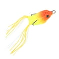 thumbnail image 4 of Cebo de cabeza de serpiente de pez artificial, señuelo de rana suave realista, Swimbait con gancho y cola1 #, 4 of 9