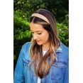 thumbnail image 4 of Motique Accessories 1 inch Vegan Leather Headband for Women and Girls (Tan), 4 of 6