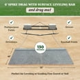 thumbnail image 3 of Yard Tuff 6' Spike Drag with Surface Leveling Bar and Drag Mat for ATV/UTVs, 3 of 9