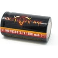 IMR 18350 Flat Top 1200mAh 3.7V High Drain LiMn Rechargeable Battery (2