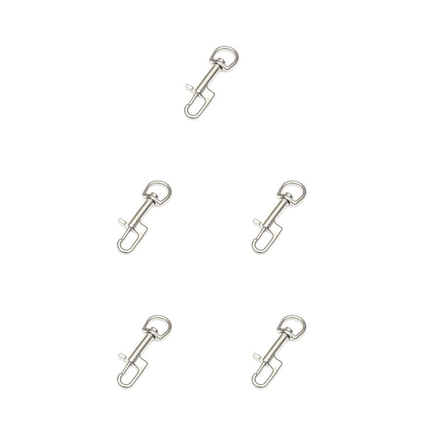 Eigraketly Gancho de acero inoxidable Rotación de 360 ° Artesanía Hebilla de metal Mano de obra Abrazadera de buceo de liberación rápida 90 mm Type2 NO2 Eigraketly CBP393169