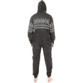 thumbnail image 2 of Men's Jumpsuits Adult Sleepwears One Piece Non Footed Pajama Unisex Playsuits, 2 of 2