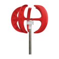 thumbnail image 1 of Vertical Wind Turbine Generator 1000W 5 Blades12v 24v With MPPT Charge Controller Low Noise Wind Speed Start Rotation For Home ,Easy Installation, 1 of 7