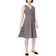 thumbnail image 1 of MaxMara Filippo vestido acampanado para mujer, negro, 10, 1 of 1