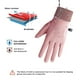 thumbnail image 3 of Guantes impermeables de felpa con pantalla táctil para ciclismo, cálidos, para mujer, 3 of 5