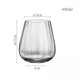 thumbnail image 2 of Vaso de agua transparente sin tallo de 15 oz con rayas verticales, copas de whisky de cristal soplado a mano for bares y restaurantes., 2 of 7