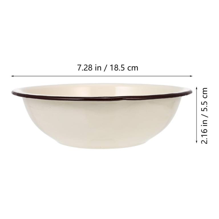 White enamel retro basin - online purchase