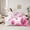 Lightpink White, variant on Manfei Geometric Stripes Twin Bedding Sets 7-Piece,Minimalist Geometric Aesthetic Bedding Comforter Set,Blue White Black Sheet Sets,Breathable Home Decor
