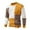 Yellow, variant on Yhkghxis Men'S Lightweight Color Block Knit Sweater Coat Casual Pullover for Modern Everyday Cool Weather Wear