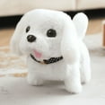 thumbnail image 2 of Electronic Plush Toys Puppy-Walking, Barking, Tail Wagging, Stretching Companion Animal for Kids Toddlers（Collar Labrador [White]）, 2 of 5