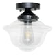 thumbnail image 1 of Lampara Techo Comedor Vidrio Estilo Industrial Negro Mate, 1 of 1