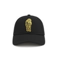 thumbnail image 2 of Knite gorra San Juditas negra gabardina con visera curva ajustable para hombre, 2 of 5