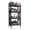 Black 02-25.6"L, variant on 25.6"L Metal Storage Shelves,4-Tier Storage Shelves Metal and Wooden Kitchen Shelves for Garage,Pantry,Kitchen