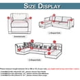 thumbnail image 2 of Rosnek 1 Piece Sofa Slipcover with Skirt, Fitted Couch Cover High Stretch Durable Furniture Protector Country Style, 1 Seater, 2 of 3