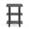 thumbnail image 6 of Alaterre Furniture Pomona Industrial 2-Shelf End Table with Solid Pine Wood and Metal Legs, Living Room Furniture, Slate Gray, 6 of 8
