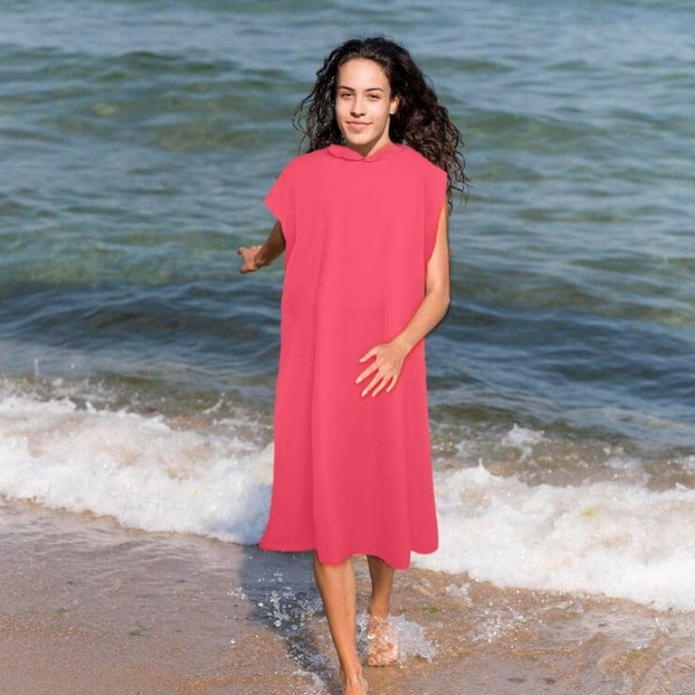 hooded towelling beach dress women's Women's Hooded Towels | Towel Robes & Ponchos