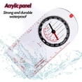 thumbnail image 3 of Compass Hiking Multifunctional Waterproof Navigation Compass Map Ruler Magnifier for Kids Children Explorer Hiking Map Reading and Navigation with Adjustable Lanyard Survival Gifts, 3 of 5