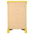 thumbnail image 4 of Louis Phillipe II Yellow 5 Drawer Chest of Drawers (31 in L. X 16 in W. X 48 in H.), 4 of 5