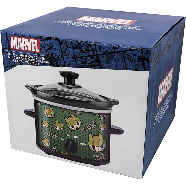Uncanny Brands Marvel's Loki 2 Quart Slow Cooker