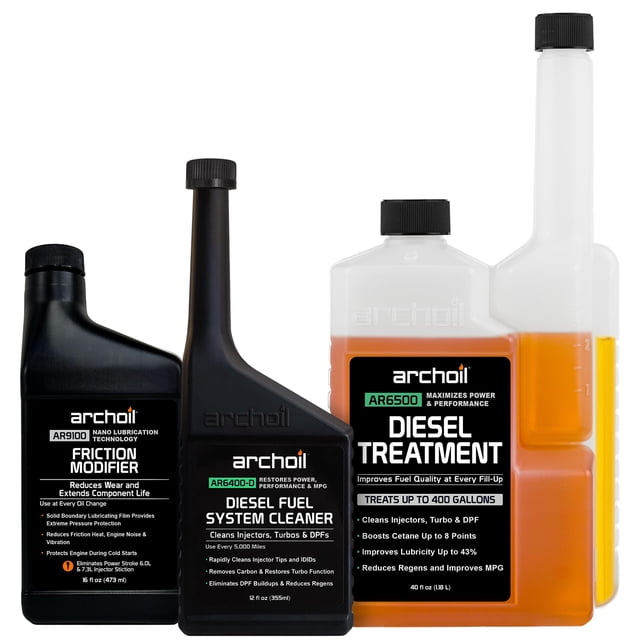 Kit diésel Archoil AR9100 Friction + AR6500 + AR6400-D