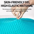 thumbnail image 7 of TPE Gel Cushion Honeycomb Egg Cushion Double Square Office Breathable Chair Cushion Ice Cushion Car Seat Cushion, 7 of 7