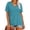 Navy, variant on LJEFF Womens Plus Size V Neck Cotton T-Shirts, Short Sleeve Solid Color Casual Loose Summer Tops Tee for Womens Army Green