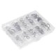thumbnail image 2 of Junta Sólida De 220 Uds., Junta De Sellado De Acero Inoxidable, Junta De Aluminio Inoxidable, Junta De Aluminio De Varios Tamaños, Juego De Anillos De Sellado Liso Para Máquina Sweethay TO002988-00, 2 of 7