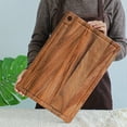 thumbnail image 3 of Coofit Planche à Découper en Bois Grande Réversible pour Cuisine, 3 of 10