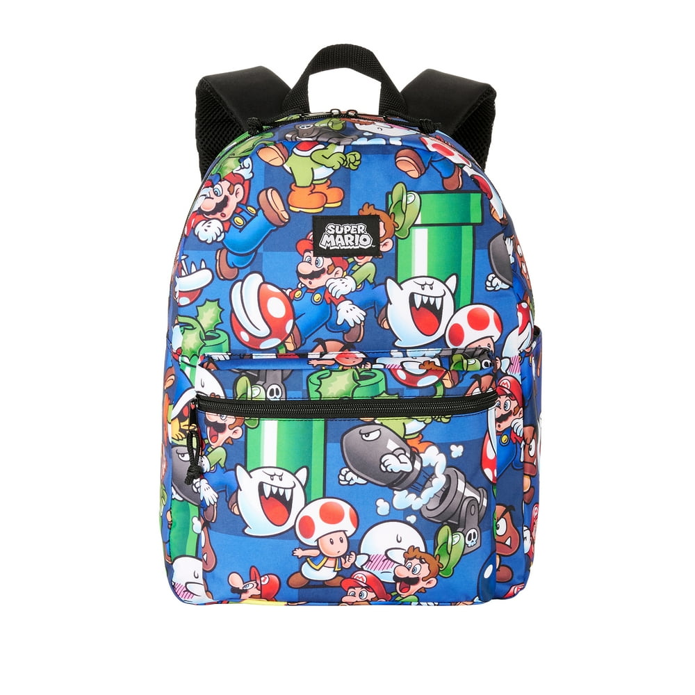 Super Mario Bros. Nintendo Super Mario Bros. 16" Backpack Walmart