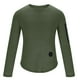 thumbnail image 3 of pstuiky camisas de manga larga para hombre, Camisa básica de cuello redondo y manga larga de color liso para hombre de moda camisetas de hombre m, 3 of 5