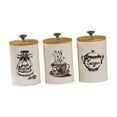 thumbnail image 3 of jifeng 3 Pieces Kitchen Canisters Set Simple Modern Coffee Tea Sugar Containers Set painted, 3 of 9