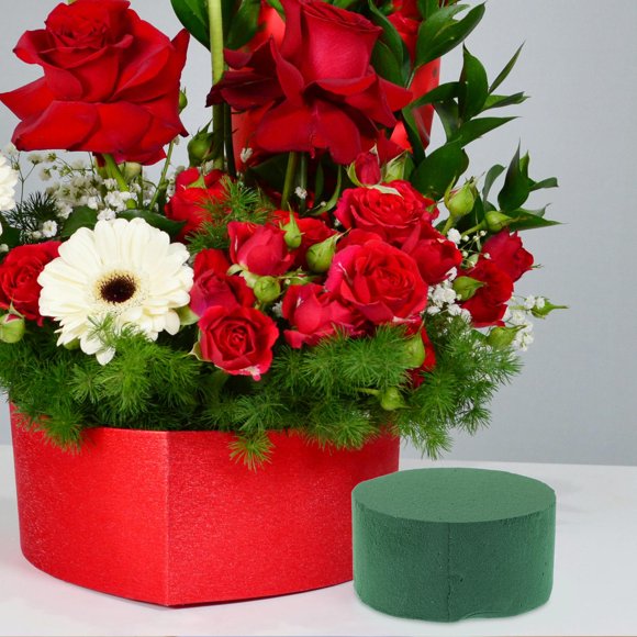 CHICHUMID 10Pcs Green Flower Foam Absorbent Blocks For Floral Arrangements In Weddings