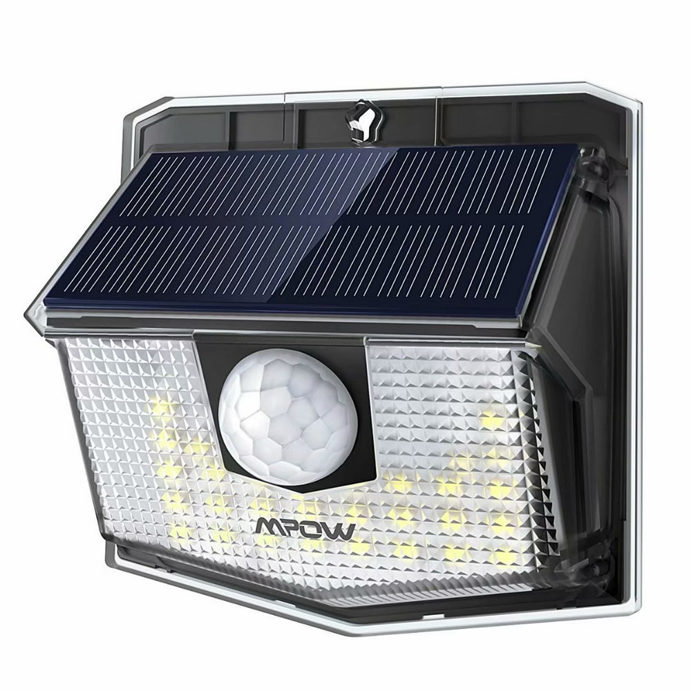 Mpow 30-LED Solar Lights, Outdoor Motion Sensor Lights with 19.5% High ...