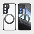 thumbnail image 2 of ELEHOLD Case for Samsung Galaxy S23, Shockproof Anti-Scratch Full Camera Protector Case with 360° Ring Holder Stand,Black, 2 of 11