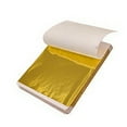thumbnail image 2 of Yuarrent 100 Uds. De papel de aluminio para manualidades, papel dorado, láminas doradas, decoración exquisita para pasteles y comidas, oro/plata/oro Conjuntos de muebles de dormitorio Oro Yuarrent HA024798-01, 2 of 6