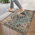 thumbnail image 3 of Boho Light Blue Vintage Country Patterned Carpet Door Mat 30 X 17 Inch Welcome Doormat Indoor Outdoor Entrance Floor Mat Non Slip Spring Summer Decor Rubber Mats, 3 of 6