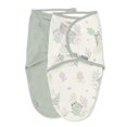 thumbnail image 1 of SwaddleMe by Ingenuity Original Swaddle, 100% algodón, mejora el sueño y calma el reflejo de sobresalto, 0-3 meses, 1.0 TOG, paquete de 2, manta para bebé - Peekaboo Sloth, 1 of 6