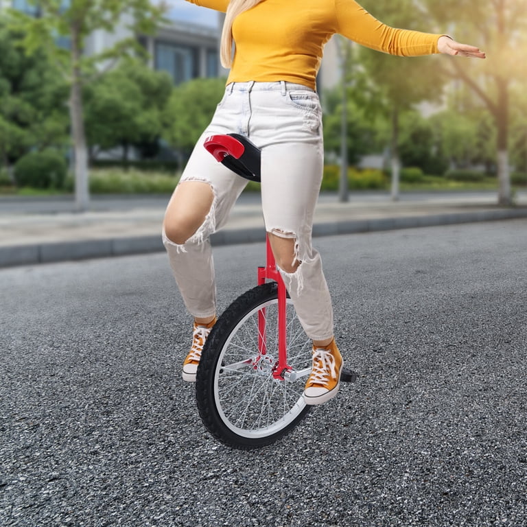Unicycle Voltige エアリアルシルク レッド 12m 20 Inch Wheel Outdoor Unicycle, Unicycle, Outdoor Unicycle Red For
