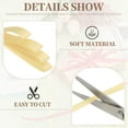 thumbnail image 3 of Uxcell Satin Ribbon Roll, 1.5 inch Wide for Gift Wrapping and DIY Craft Projects Gold, 3 of 6