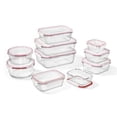 thumbnail image 3 of LocknLock - Set of 2 Airtight and Leakproof Glass Containers, 380mL Capacity, Red, 3 of 6