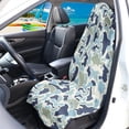 thumbnail image 3 of XYZCANDO Fish Camo Front Car Seat Cover - Waterproof Sweat-Absorbent Protector | Universal Fit for Cars, Trucks, SUVs & Vans - Non-Slip, Quick-Dry Microfiber, 3 of 9